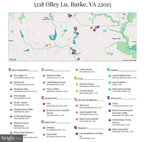 5218 OLLEY LN, Burke, VA 22015