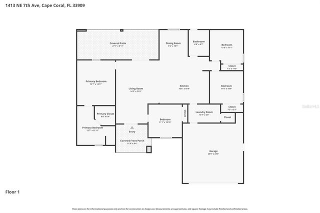 1413 NE 7TH AVENUE, Cape Coral, FL 33909