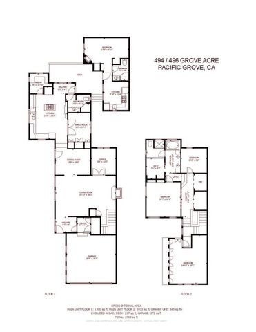 494 GROVE ACRE Avenue, Pacific Grove, CA 93950