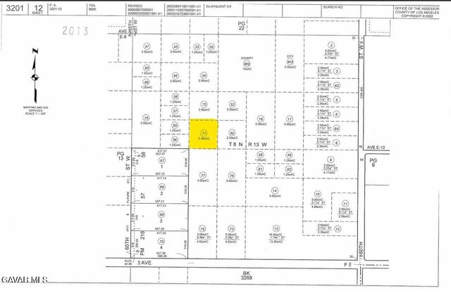 Vic 65th St West & Ave E12, Lancaster, CA 93536