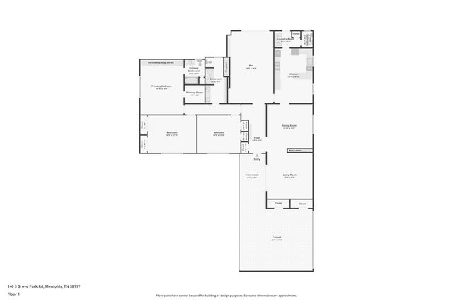 140 S GROVE PARK RD, Memphis, TN 38117