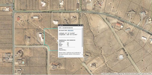 Agora Rd Road NE, Rio Rancho, NM 87124