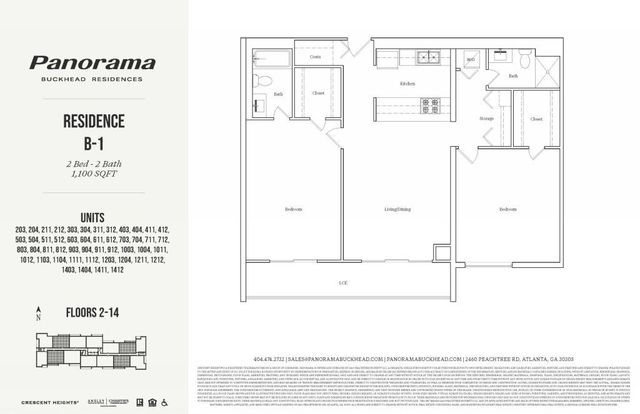 2460 Peachtree Road NE 1404, Atlanta, GA 30305