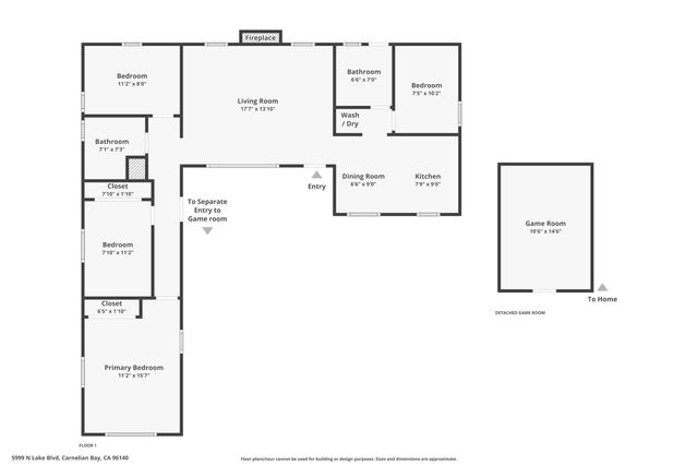 5999 North Lake Boulevard, Carnelian Bay, CA 96140