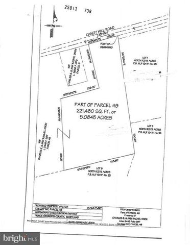 PARCEL 159 CANDY HILL RD, Upper Marlboro, MD 20772