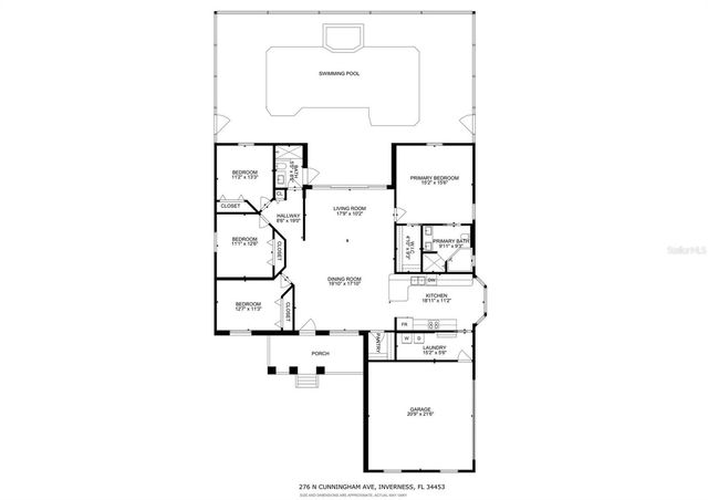 276 N CUNNINGHAM AVENUE, Inverness, FL 34453
