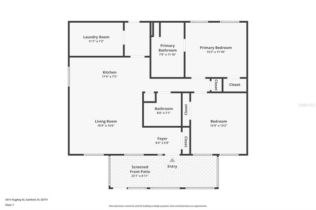 3411 HUGHEY STREET, Sanford, FL 32771