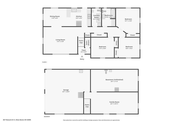 857 E Newark DRIVE, West Bend, WI 53090