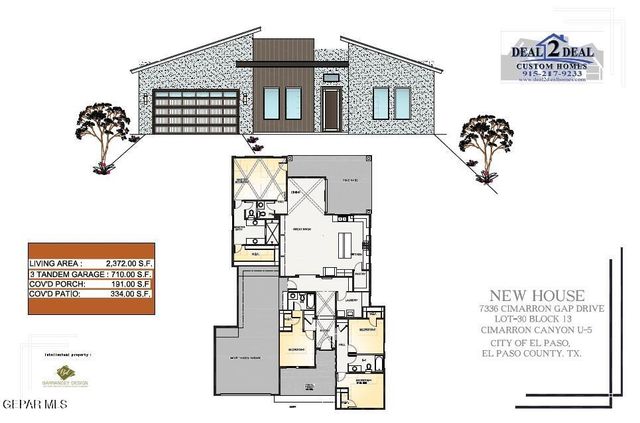 7336 CIMARRON GAP Drive, El Paso, TX 79911