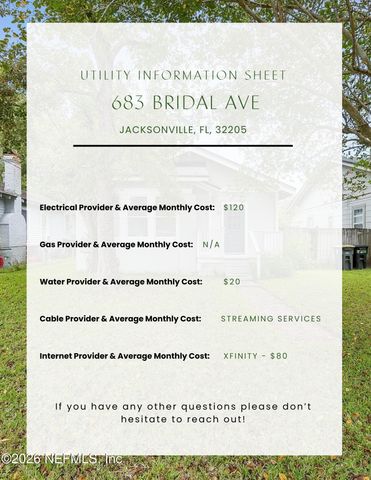 683 BRIDAL Avenue, Jacksonville, FL 32205