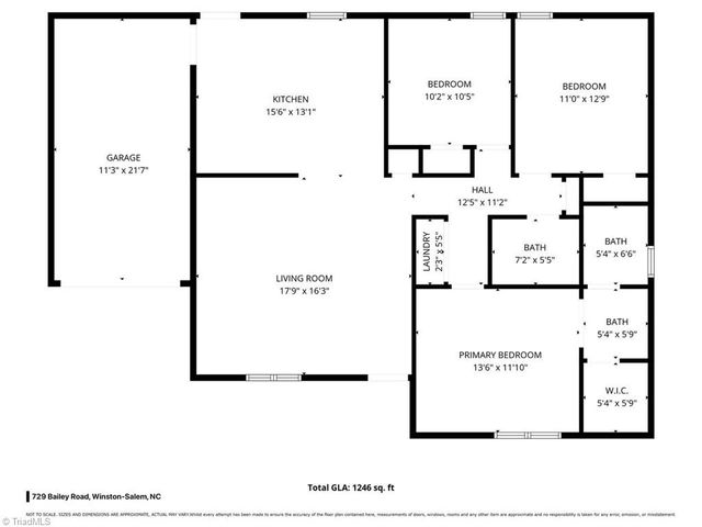 729 Bailey Road, Winston-salem, NC 27107