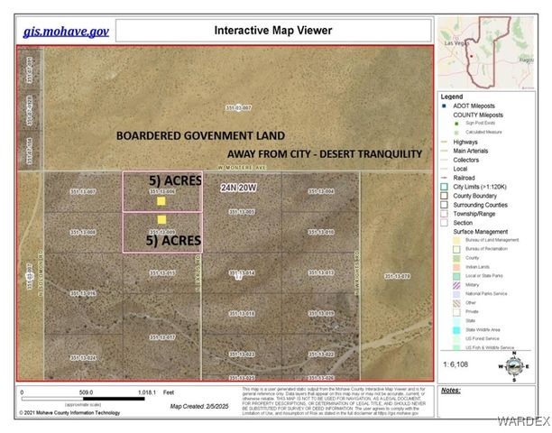 3 Lots W Gateway Acres Road, Dolan Springs, AZ 86441