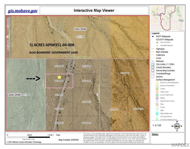 3 Lots W Gateway Acres Road, Dolan Springs, AZ 86441