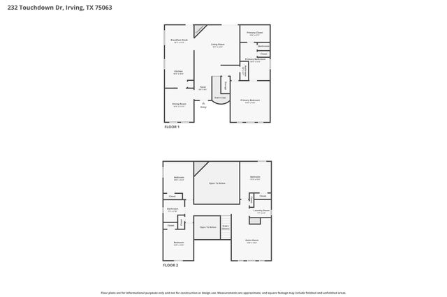 232 Touchdown Drive, Irving, TX 75063
