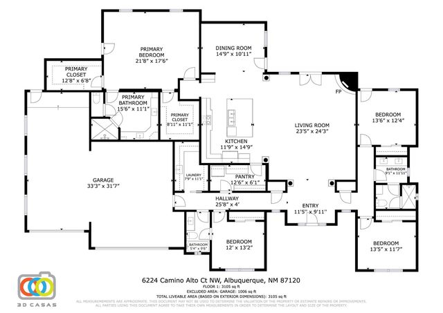 6224 Camino Alto Road NW, Albuquerque, NM 87120