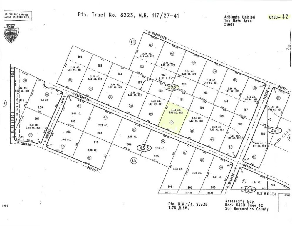 46042210 Fremontia, Adelanto, CA 92301