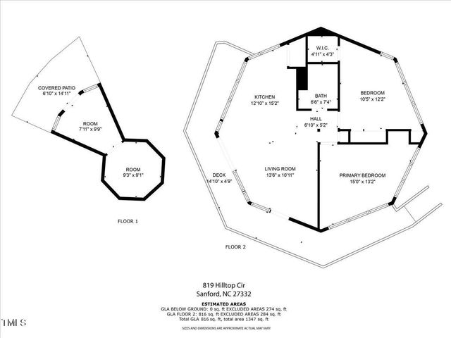 819 & 818 Hilltop Circle, Sanford, NC 27332