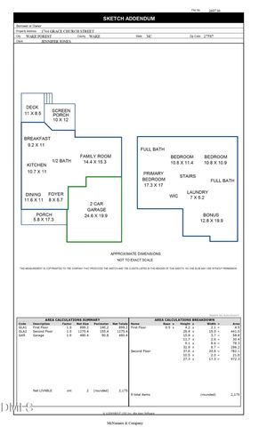 1744 Gracechurch Street, Wake Forest, NC 27587