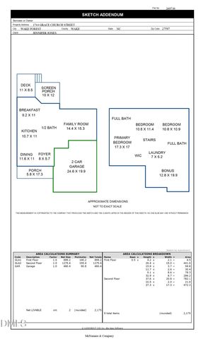 1744 Gracechurch Street, Wake Forest, NC 27587