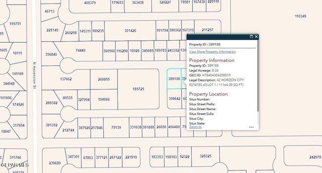 PN-389188 42 Horizon City Estates Lot 1, Horizon City, TX 79928
