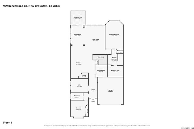 909 BEECHWOOD LN, New Braunfels, TX 78130