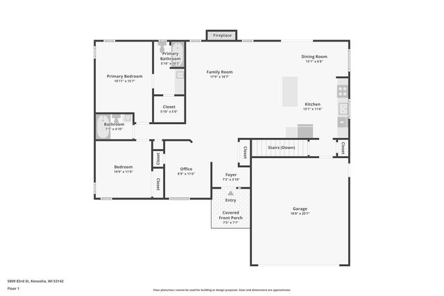 5809 83rd STREET, Kenosha, WI 53142