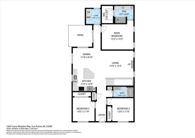 1264 Crane Meadow Way, Sun Prairie, WI 53590