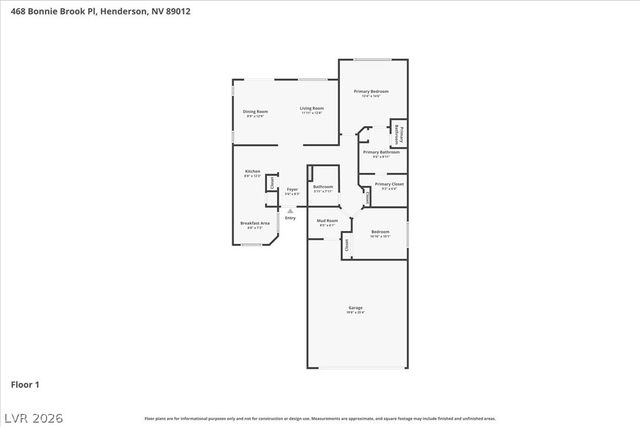 468 Bonnie Brook Place, Henderson, NV 89012