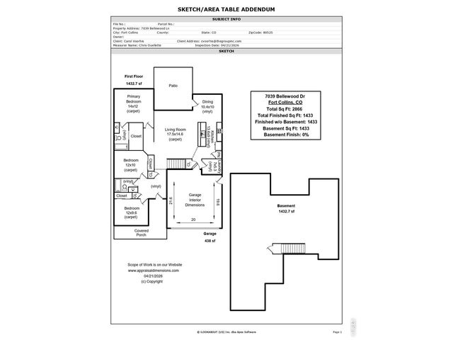 7039 Bellewood Ln, Fort Collins, CO 80525