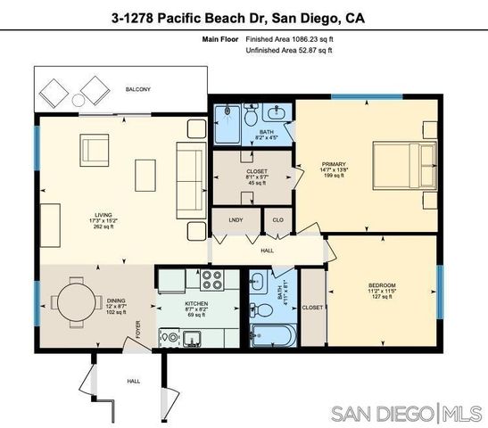1278 Pacific Beach Dr 3, San Diego, CA 92109