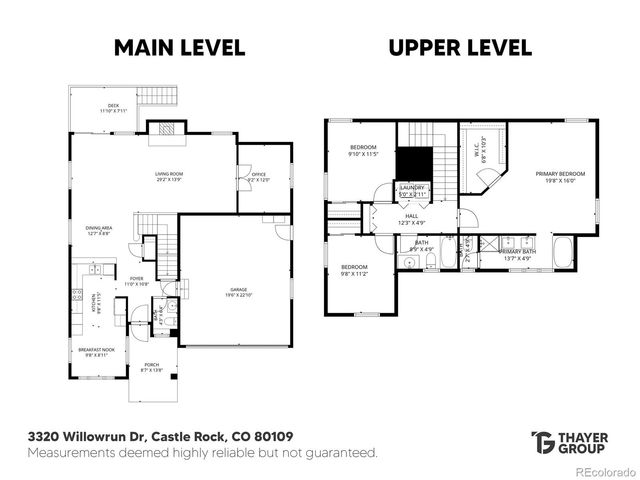 3320 Willowrun Drive, Castle Rock, CO 80109