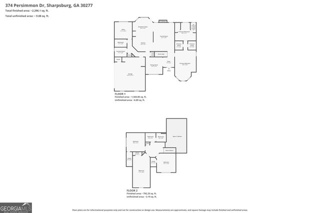 374 Persimmon Drive, Sharpsburg, GA 30277
