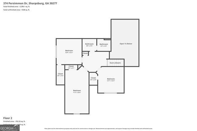 374 Persimmon Drive, Sharpsburg, GA 30277