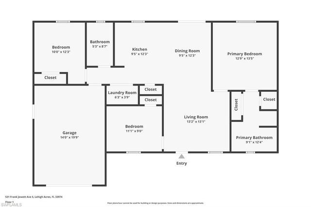 531 Frank Jewett AVE S, Lehigh Acres, FL 33974