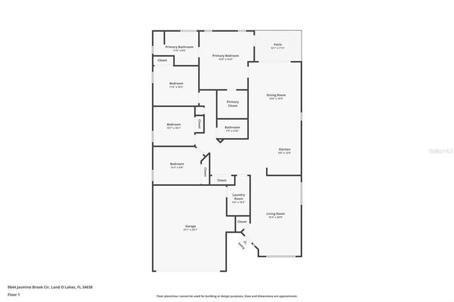 9644 JASMINE BROOK CIRCLE, Land O Lakes, FL 34638