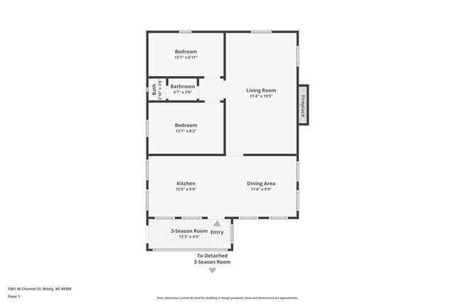 1261 W Channel Street, Bitely, MI 49309