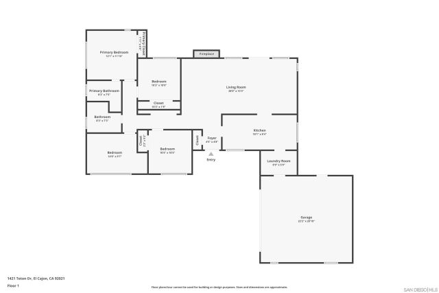 1421 Teton Dr, El Cajon, CA 92021