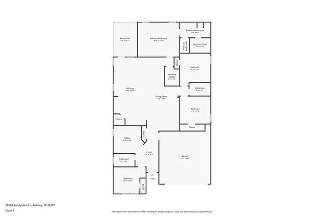 10104 Sunnyview Lane, Aubrey, TX 76227