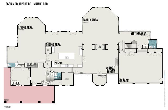 18635 N Fruitport Road, Spring Lake Twp, MI 49456