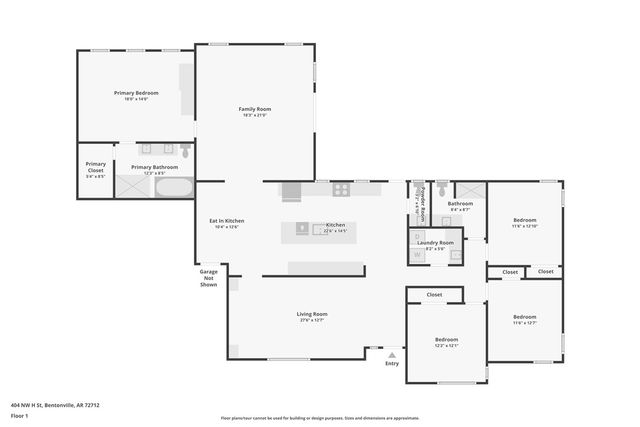 404 NW H Street, Bentonville, AR 72712