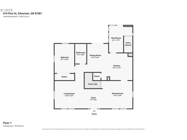914 PINE St, Silverton, OR 97381