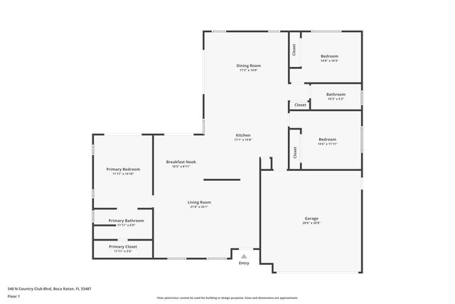 340 N Country Club Boulevard, Boca Raton, FL 33487