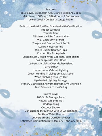 5516 Bayou St John Avenue, Orange Beach, AL 36561