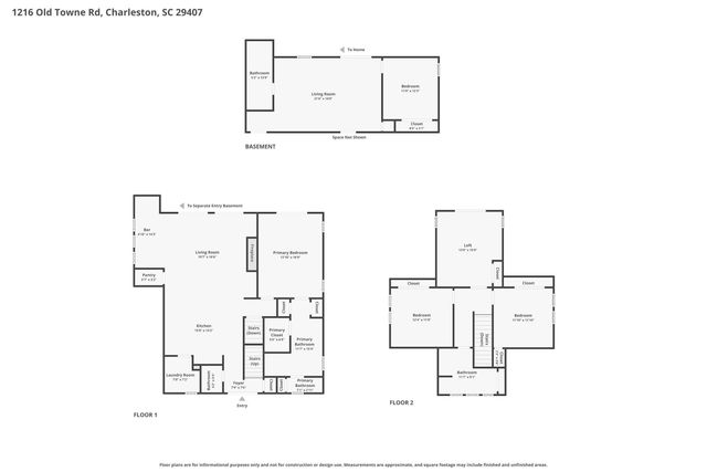 1216 Old Towne Road, Charleston, SC 29407