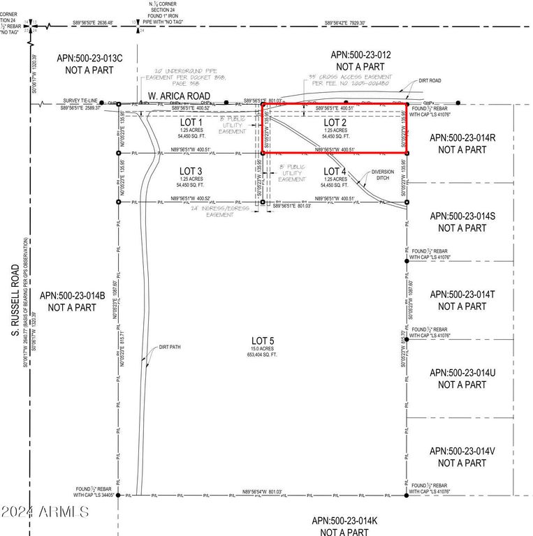 LOT 2 W ARICA (NO ADDRESS) Road 2, Casa Grande, AZ 85193 — photo 2