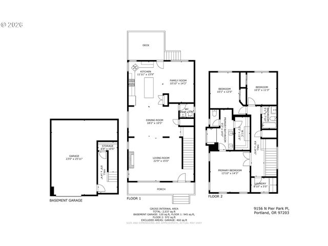 9156 N PIER PARK Pl, Portland, OR 97203