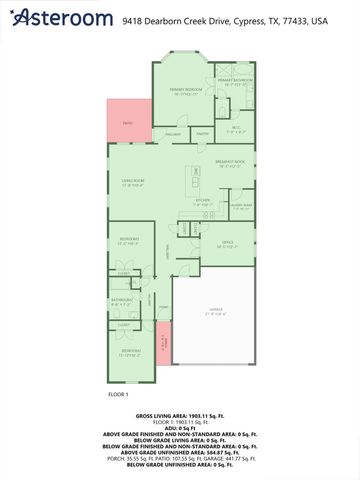 9418 Dearborn Creek Drive, Cypress, TX 77433