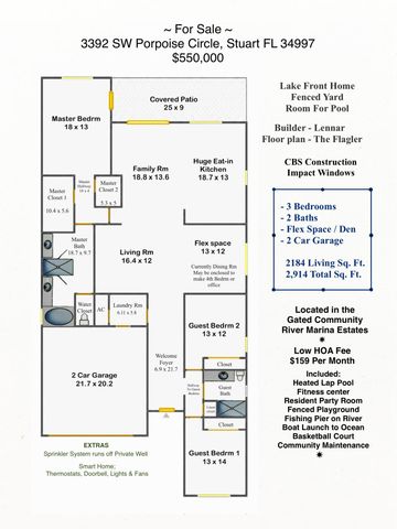 3392 SW Porpoise Circle, Stuart, FL 34997