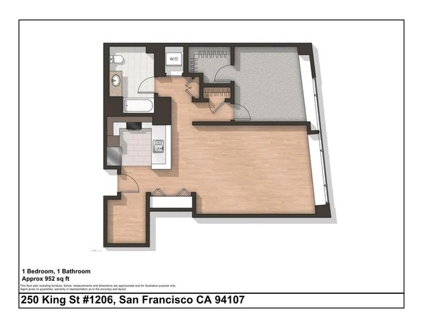 250 King Street 1206, San Francisco, CA 94107