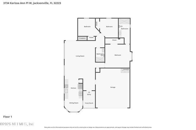 3734 KARISSA ANN Place W, Jacksonville, FL 32223